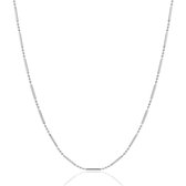 Miore Zilveren Ketting dames in 925 Zilver- Hypoallergeen Ketting - Handgemaakte Ketting met Hanger - Gemaakt in Italië