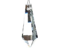 Raamkristal Drop 38 mm Asfour 32% loodpercentage AAA-kwaliteit, Raamhanger, Regenboogkristal, Feng Shui kristal, Kristal hanger, cadeau, kerstpakket, geschenk