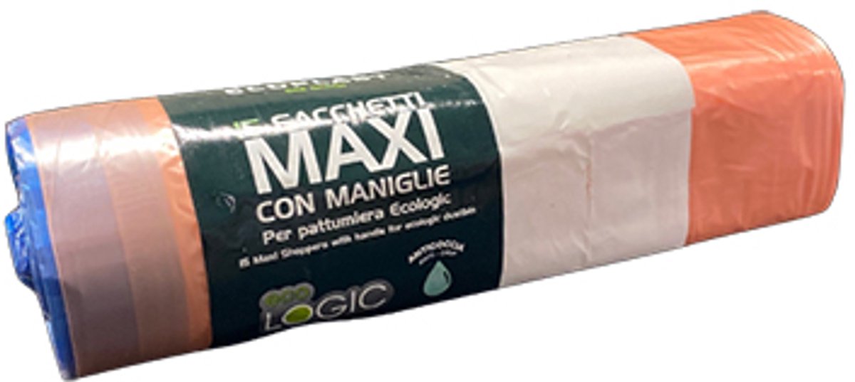 Maxi afvalzak oranje - voor Maxi luieremmer 28 en 40 liter - Malpie afvalemmer
