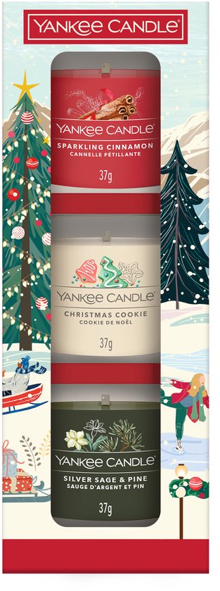 Yankee Candle - Apres Ski - 3 Filled Votive - Christmas Classic - Cadeauset