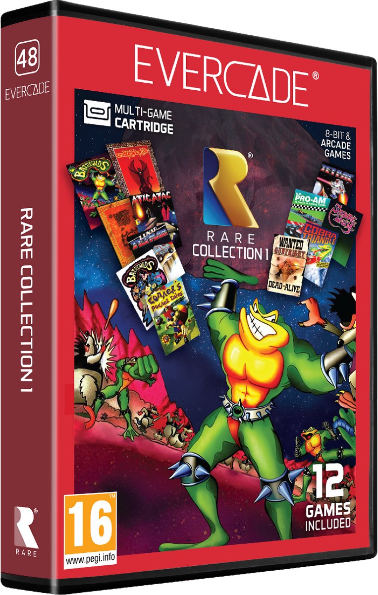 Evercade Cartridge - Rare Collection 1 - 12 games