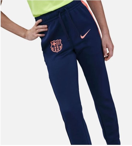 Nike FC Barcelona Strike Trainingspak 1/4-Zip 2025-2026 Kids Oranje Donkerblauw Nike FC Barcelona Strike Trainingspak 1/4-Zip 2025-2026 Kids Oranje Donkerblauw