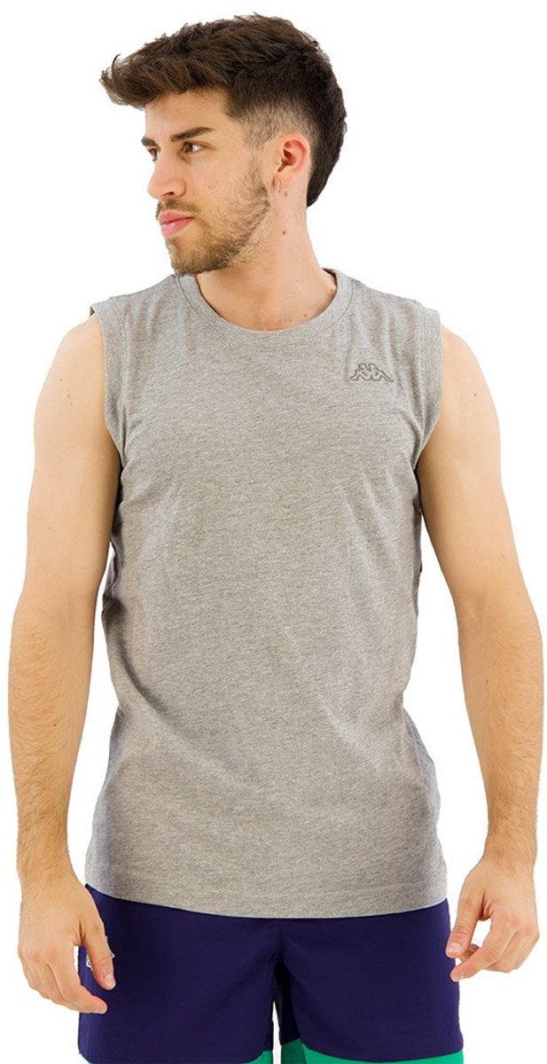 Kappa Cadwal Korporate Mouwloos T-shirt Grijs L Man