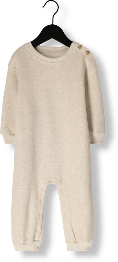 PLAY UP Fleece Jumpsuit Rompers Unisex Ecru Maat 86 bol