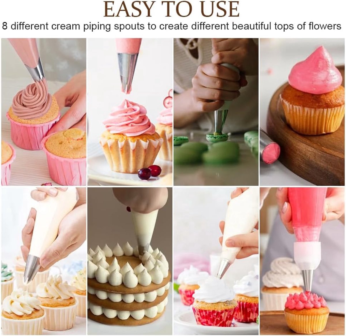 Spuitmondjes – Piping Tips & Decoratie Nozzles | Kaatjes Bakwinkel