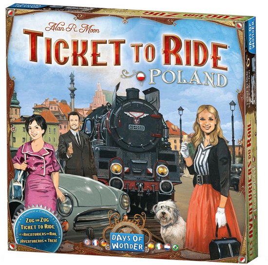 Ticket To Ride Polen - Uitbreiding - Bordspel