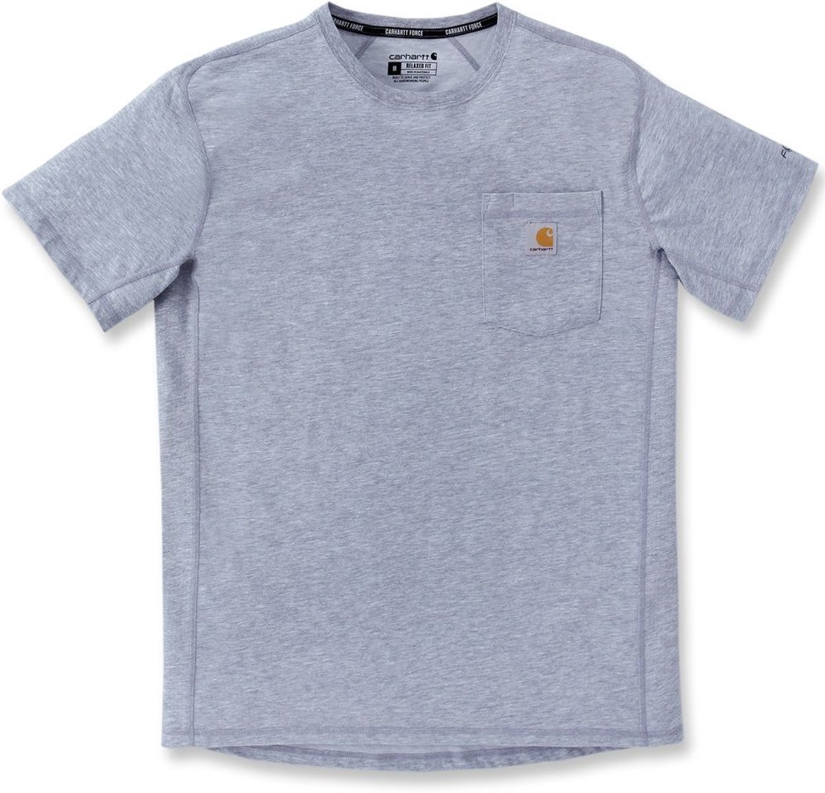 Carhartt Force Pocket S/S T-Shirt 106652 Heather -M Grijs