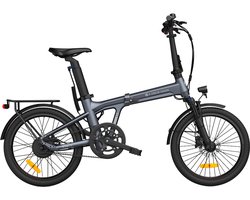 ADO E-bike Air 20PRO 2026 Elektrische fiets | bafang motor |vouwfiets | riemaandrijving | stadsfiets | 20 inch | hydraulische remmen | achterrek | met gereedschap | Grijs