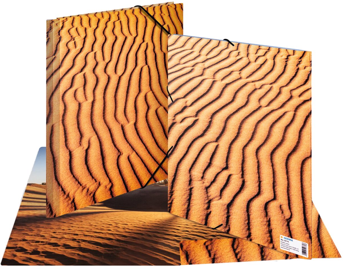 Elastomappen A4 Sand