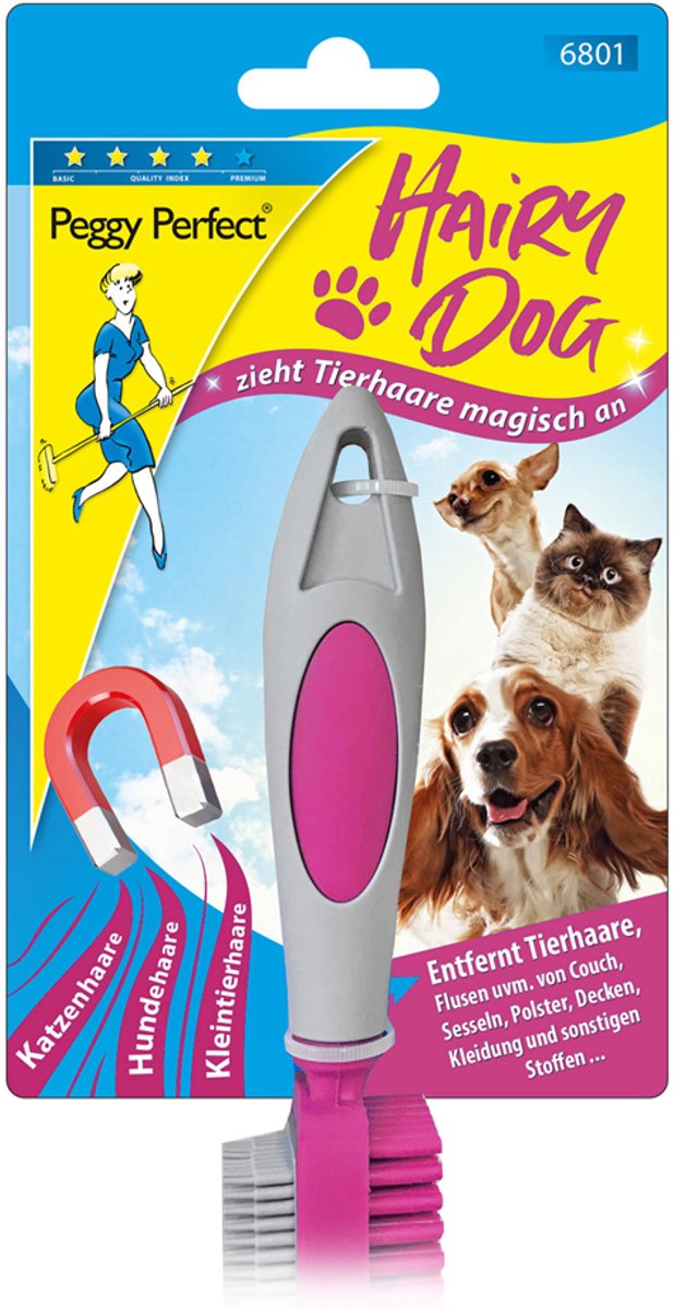 Peggy Perfect dieren-haarborstel 'Hairy Dog'