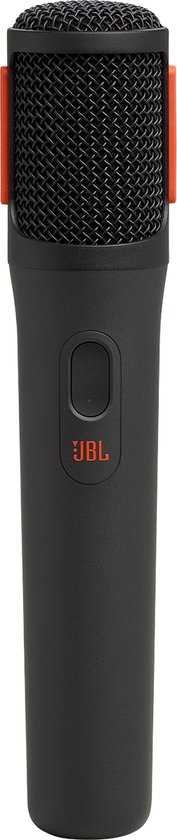 JBL PartyBox On The Go 2 – Draagbare Bluetooth Speaker - Met Draadloze Microfoon - Handige Schouderriem - LED verlichting - Spatwaterdicht - Zwart