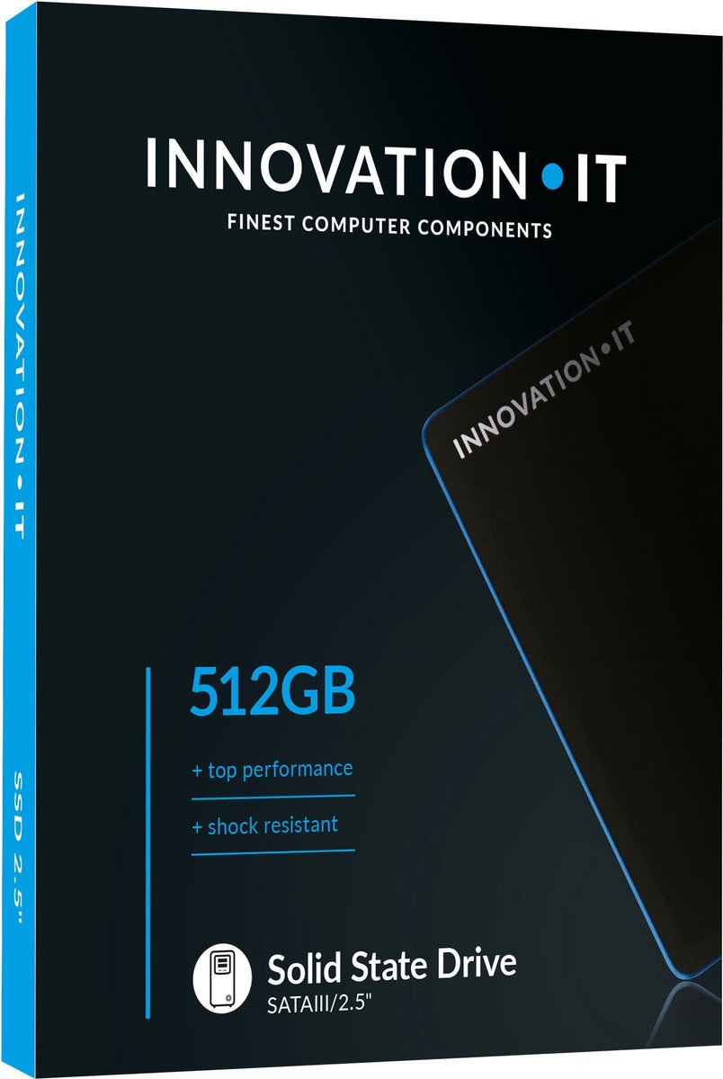 Innovation IT 512 GB SSD harde schijf (2.5 inch) SATA 6 Gb/s Retail 00-512888