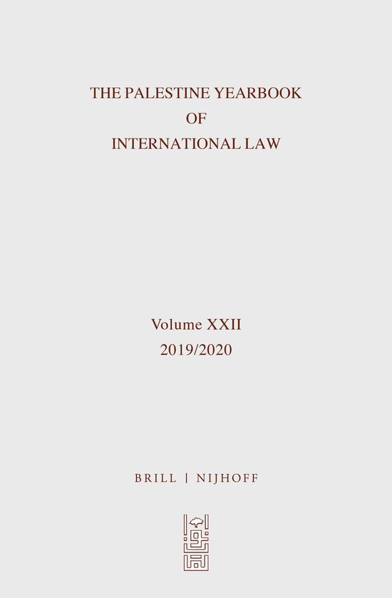 The Palestine Yearbook of International Law22-The Palestine  ... - cover