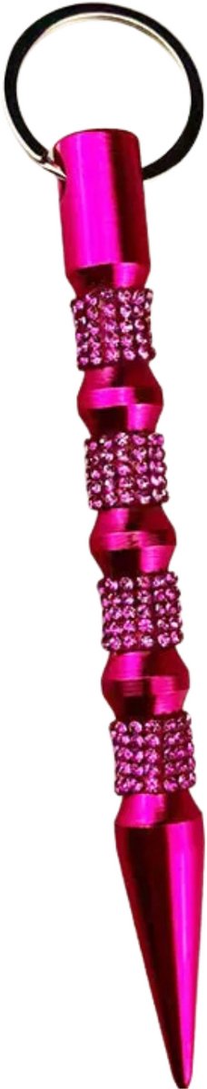 FA-VE Kobutan - Kobutan Diamantjes - 1 stuk - Luxe Kobutan - Zelfverdediging - Outdoor sleutelhanger - Roze