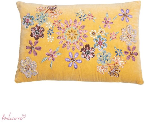 Foto: Imbarro fashion home kussen camille 40 x 60 cm 100 katoen velvet