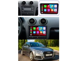 ADIVOX T4 9 inch geschikt voor Audi A3/S3/RS3 2007-2012 CarPlay/Auto/Wifi/DSP/RDS/5G/QLED/DAB+