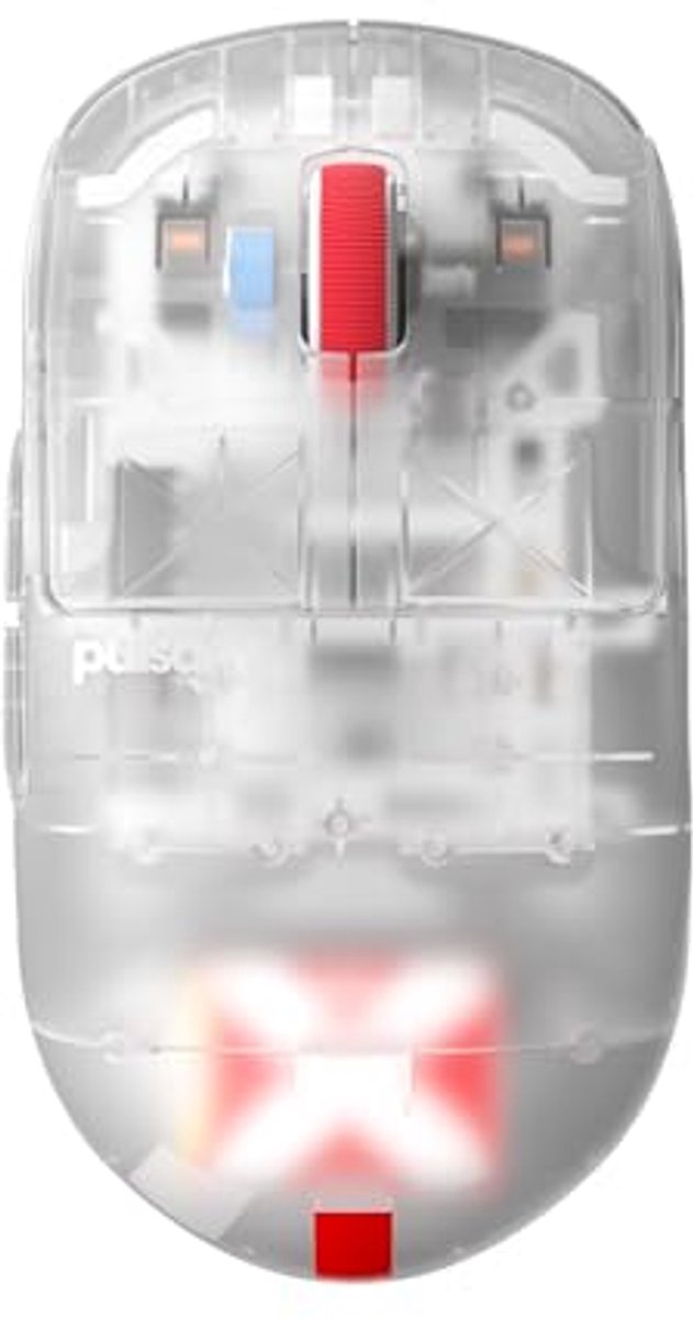 Super Clear Limited Edition Mini Draadloze Gaming Muis - Ultra Lichtgewicht 52g, Optische Sensor 26k DPI