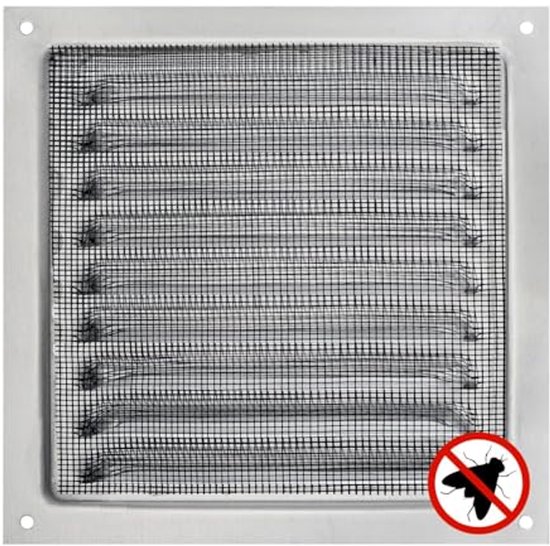 Geanodiseerd Aluminium Ventilatierooster met Insectennet
