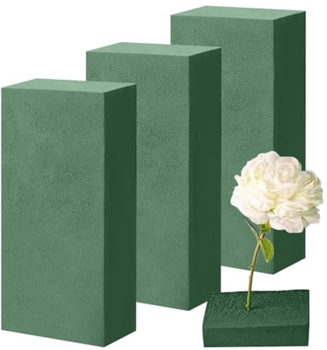 Steekschuim voor Bloemstukken - 3 Stuks Nat Insteekschuim voor Bruiloften en Feesten
