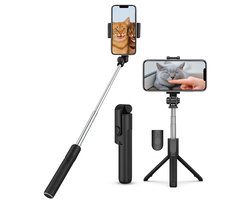 Selfie Stick Universeel - Tripod - 3in1 SelfieStick - Bluetooth - Selfie Stick Tripod - iPhone - Samsung - Selfiestick Universeel