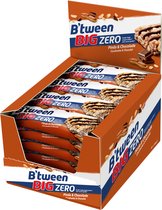 B'tween BIG Zero Pinda & Chocolade - Tussendoortje - Mueslireep - 24 stuks x 40g - Voordeelverpakking