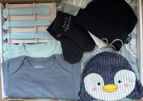 Babygeschenkdoos-Kraamcadeau-brievenbuspakket-Origineel Verrassings Kraampakket - Babyshowercadeau -jongens-Uniek & Persoonlijk voor elke Kraamvrouw! van VERRASSEN — afbeelding 3