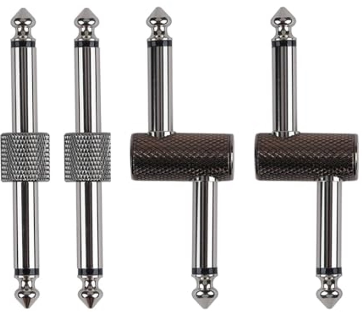 Gitaarpedaal Connector 4-pack - 6,35 mm Aansluitstekkers voor Pedaalboards