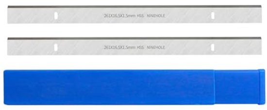 HSS Schaafmessen 261x16.5mm - 2 stuks voor Schaafmachine | bol