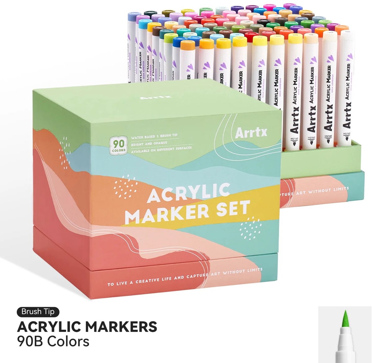 Ohuhu Alcohol Markers Huidskleur - Slanke Brede en Fijne Dubbele punt - Art Marker Set voor Kunstenaars Volwassenen Kleuren Professionele Illustratie Mode Ontwerp - 24 Portretkleuren