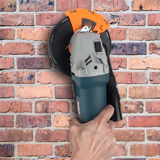 Haakse slijper Stofkap Voor het stofvrij schuren 125mm ontstoffing cowl Bijna is geschikt voor alle gangbare haakse slijpmachines van Merkloos	 — afbeelding 3