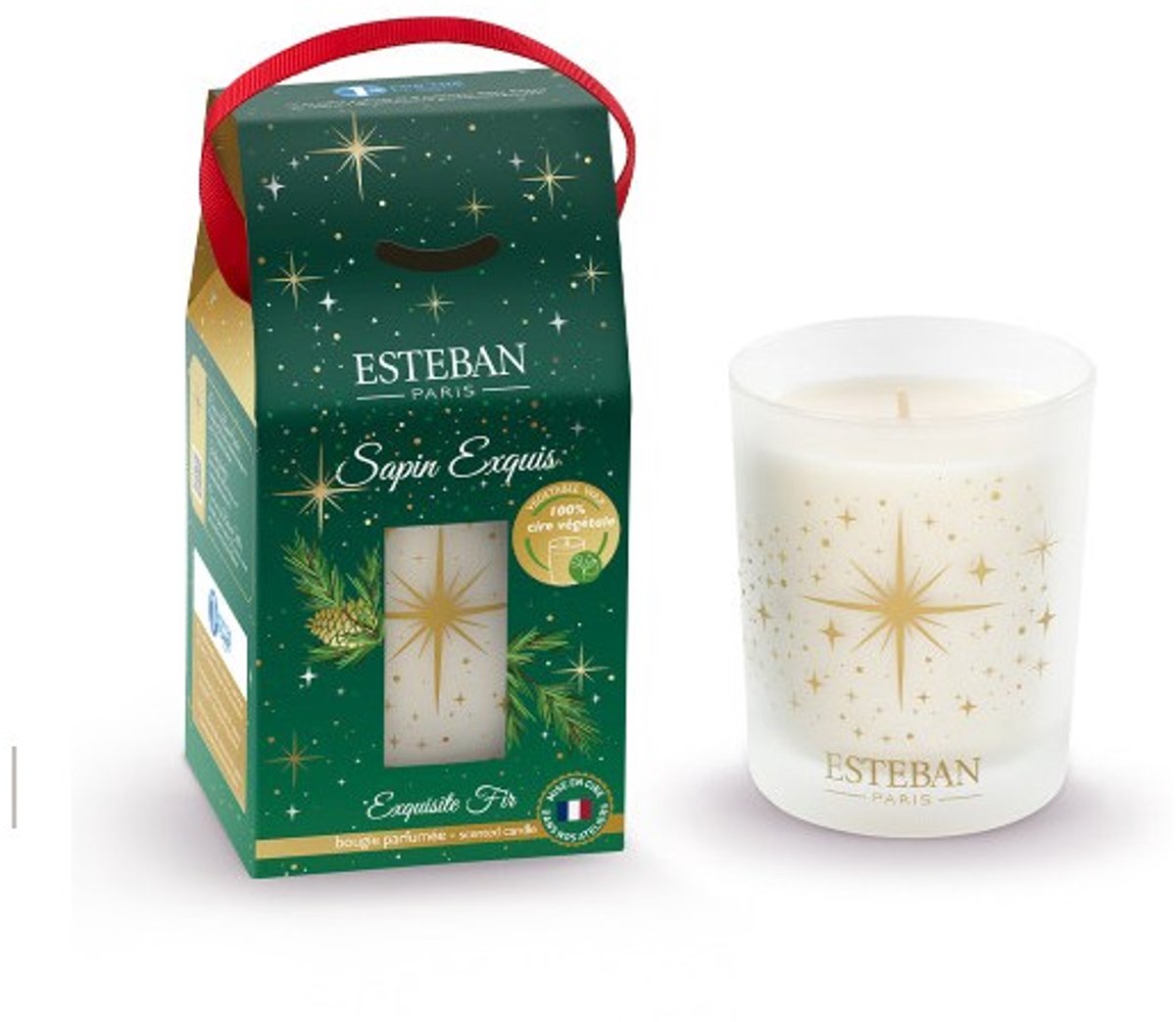 Esteban Sapin Exquis -2026 kersteditie-geurkaars-180gr