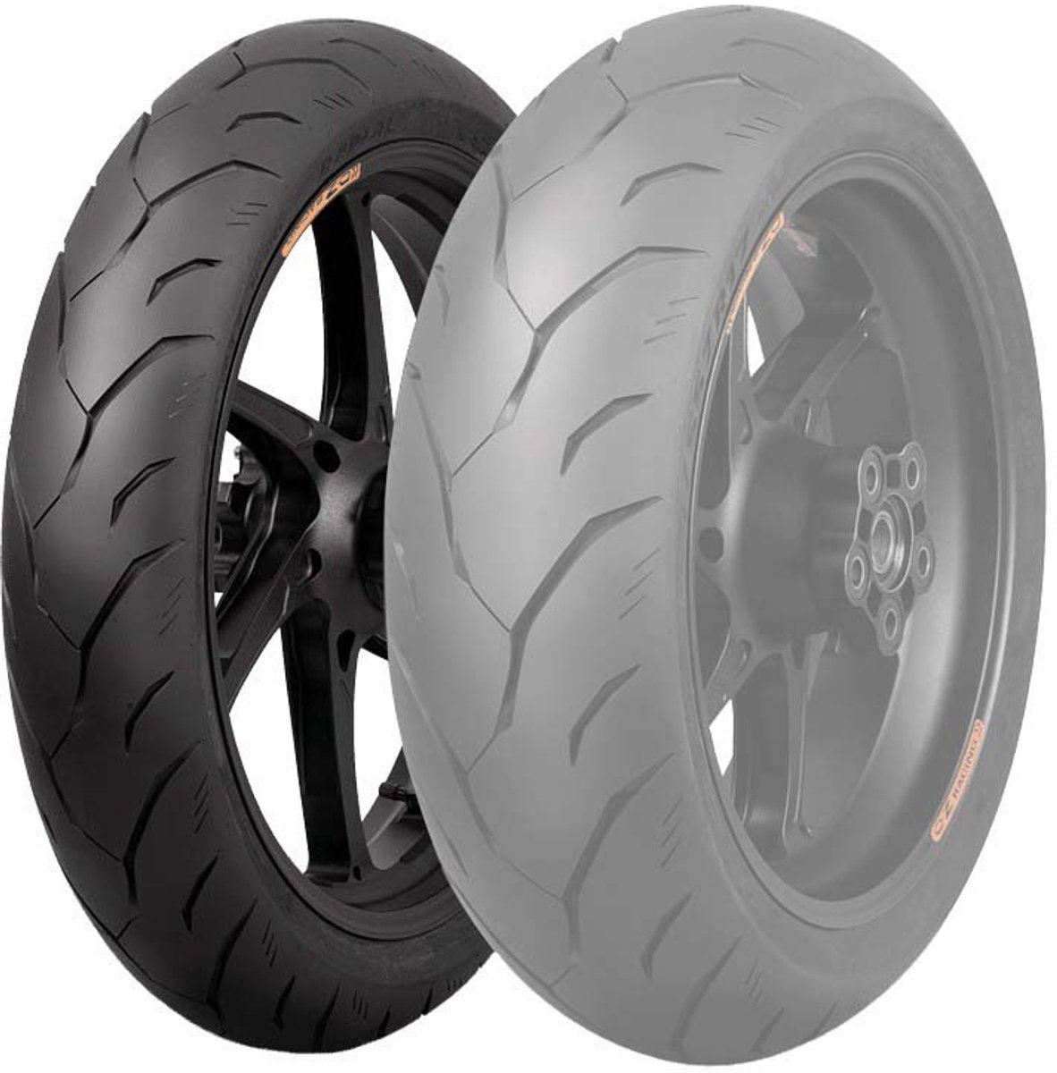 Cst Cm-s1 Ride Migra 58w Tl Voorband Voor Touring Zilver 120 / 70 / ZR17