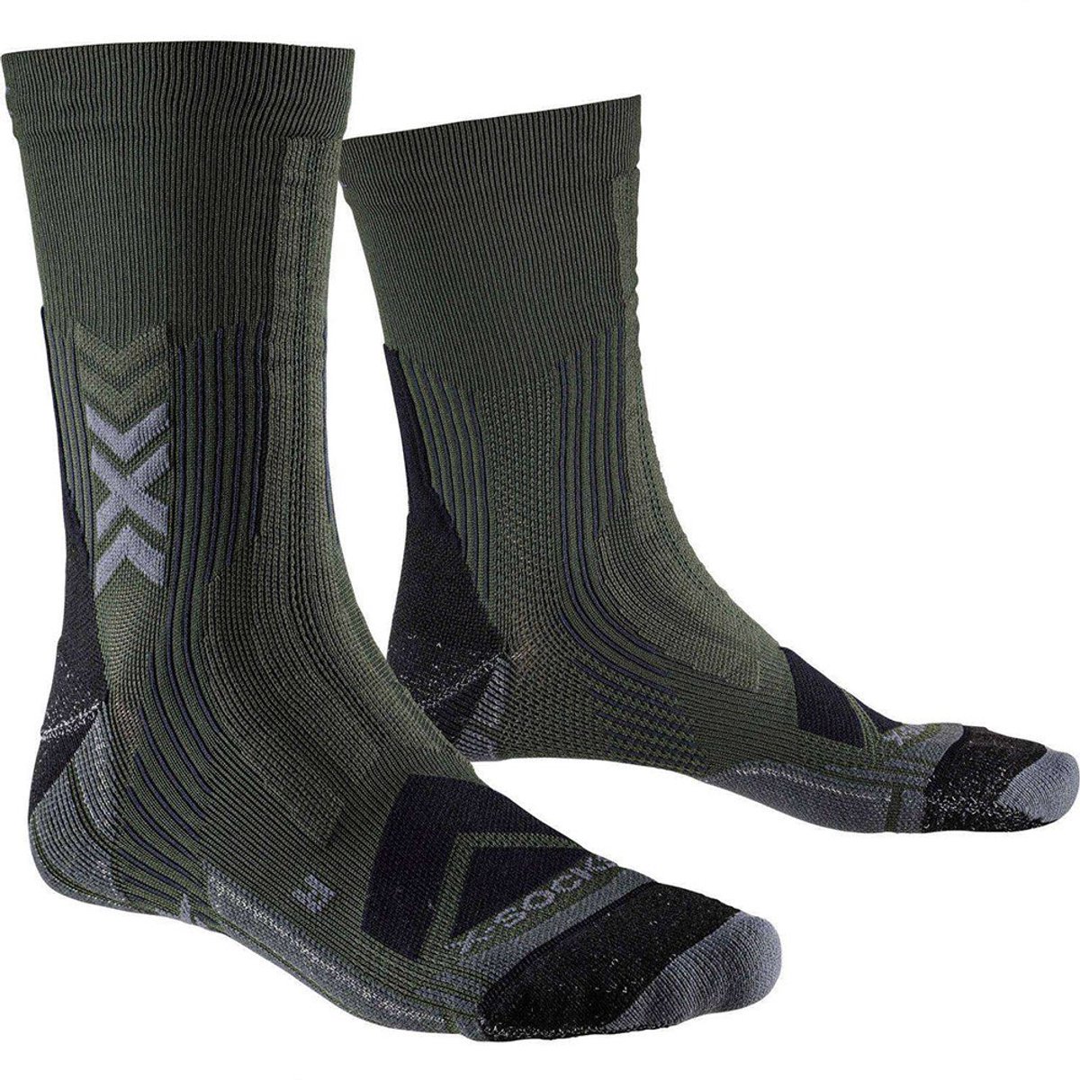 X-socks Hike Expert Crewsokken Zwart