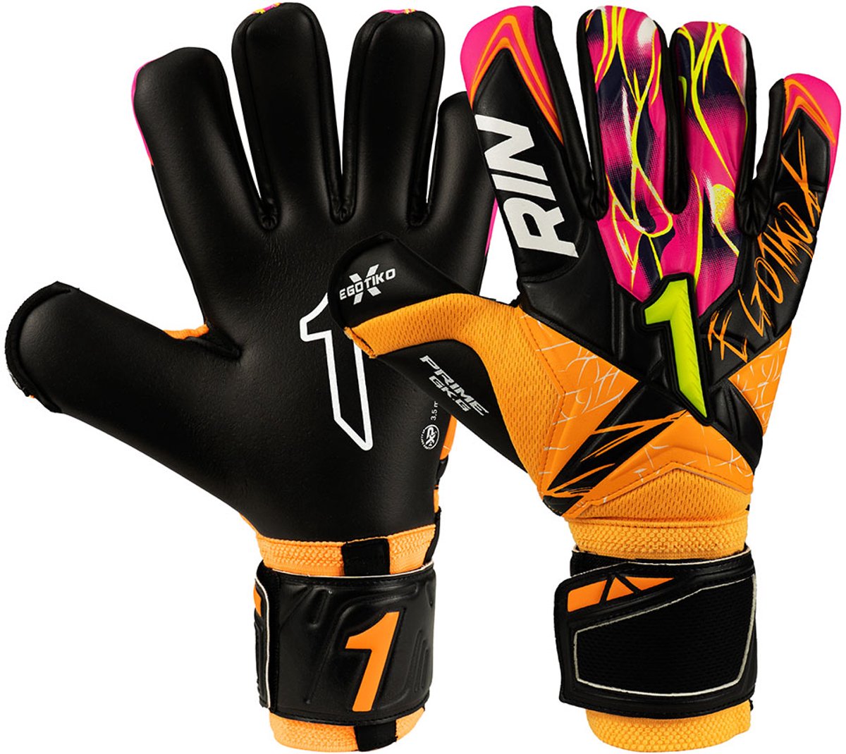 Rinat Egotiko X Prime Keepershandschoenen Oranje,Zwart 10