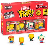 Funko Bitty Pop! - The Simpsons - Bart Simpson / M. Burns / Krusty le Clown / Random Chase