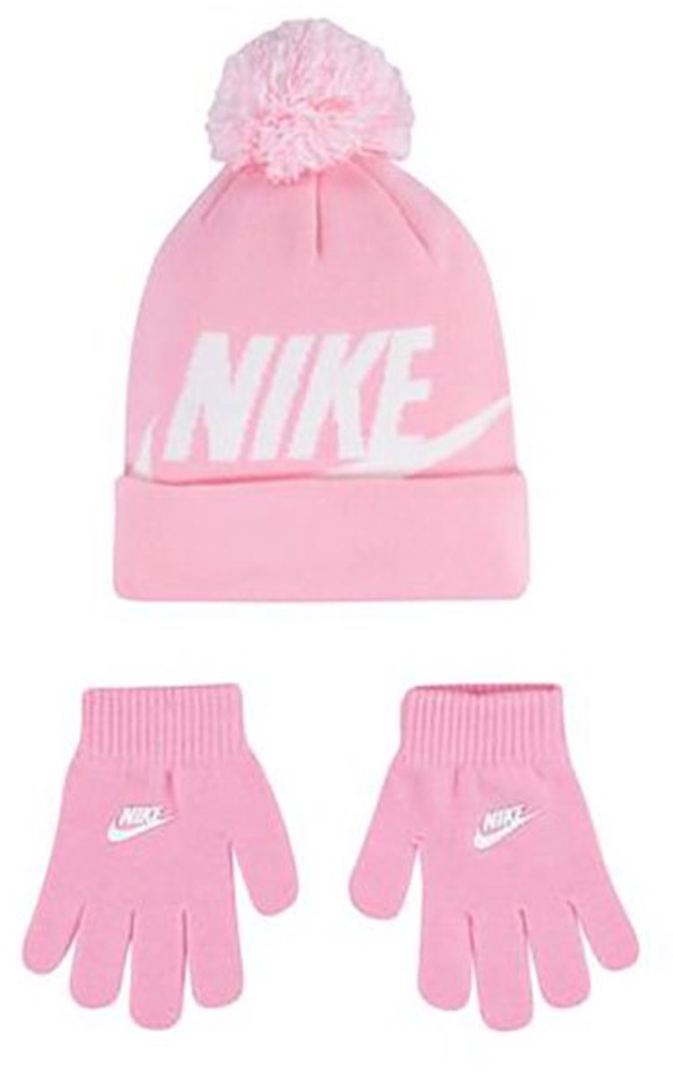 Nike Kids Swoosh Pom Set Roze 4-7 Years