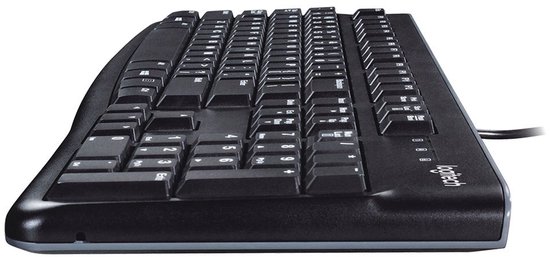 Logitech K120 - Bedraad Toetsenbord - QWERTY - ISO - Zwart