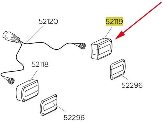 Thule achterlicht R EuroWay - TDD52119 van Thule — afbeelding 4