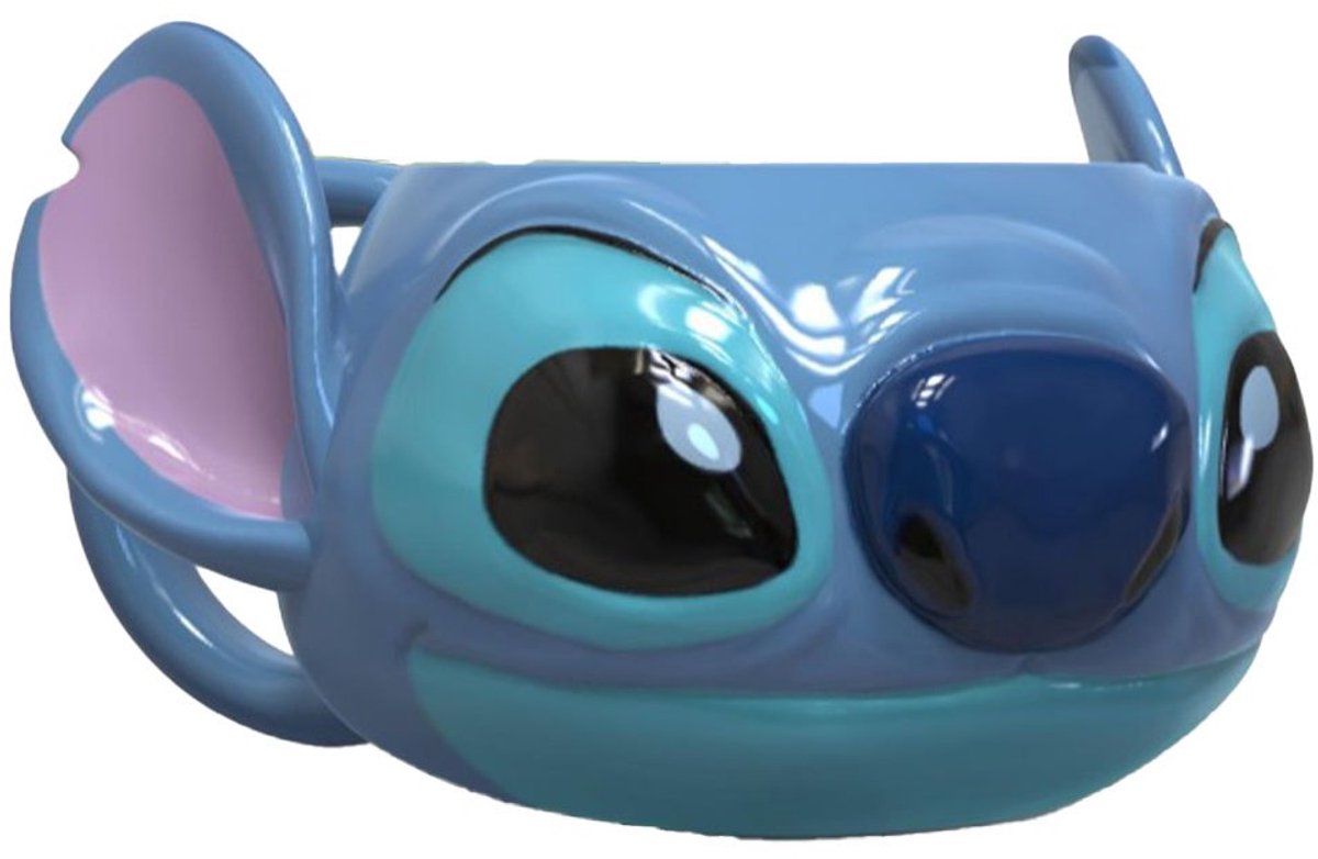 Stitch‑vormige Mok – Officieel Gelicentieerde Disney Merchandise, Handbeschilderde Lilo & Stitch Keramische Koffiekop 450 ml (15 oz) – Paladone — cadeau in Spellen & Speelgoed - foto 8