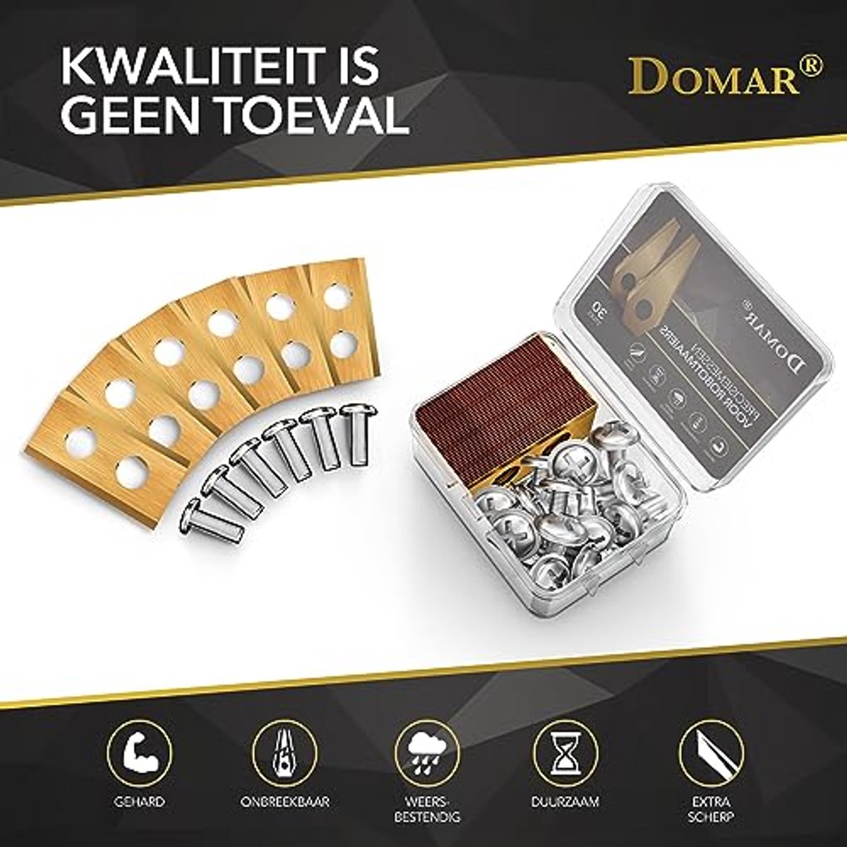 Duurzame Robotmaaier Messen 30 Reservemessen Compatibel met - afbeelding 2