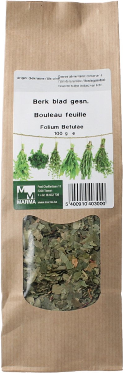 Marma Berkenblad gesneden 100 Gram