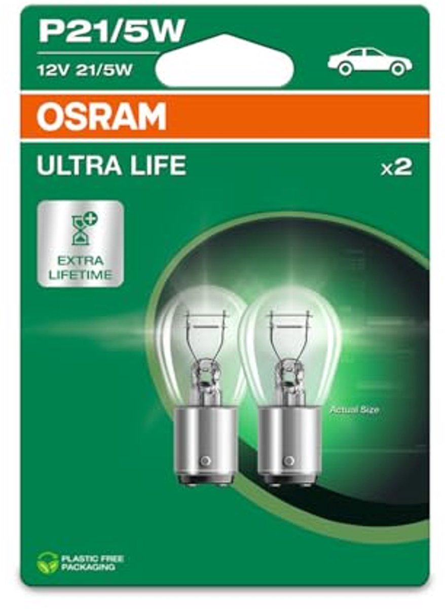 Dubbele Blister P21/5W Halogeenlampen - Lange Levensduur en Perfecte Verlichting