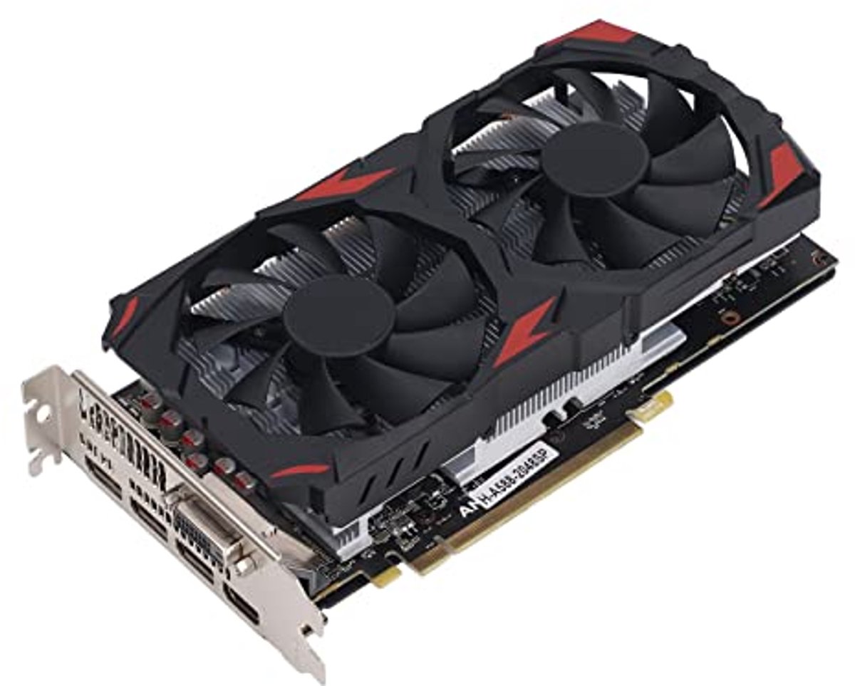 8GB Gaming Grafische Kaart met Dubbele Ventilatoren voor Desktop-pc's - Efficiënt en Stil