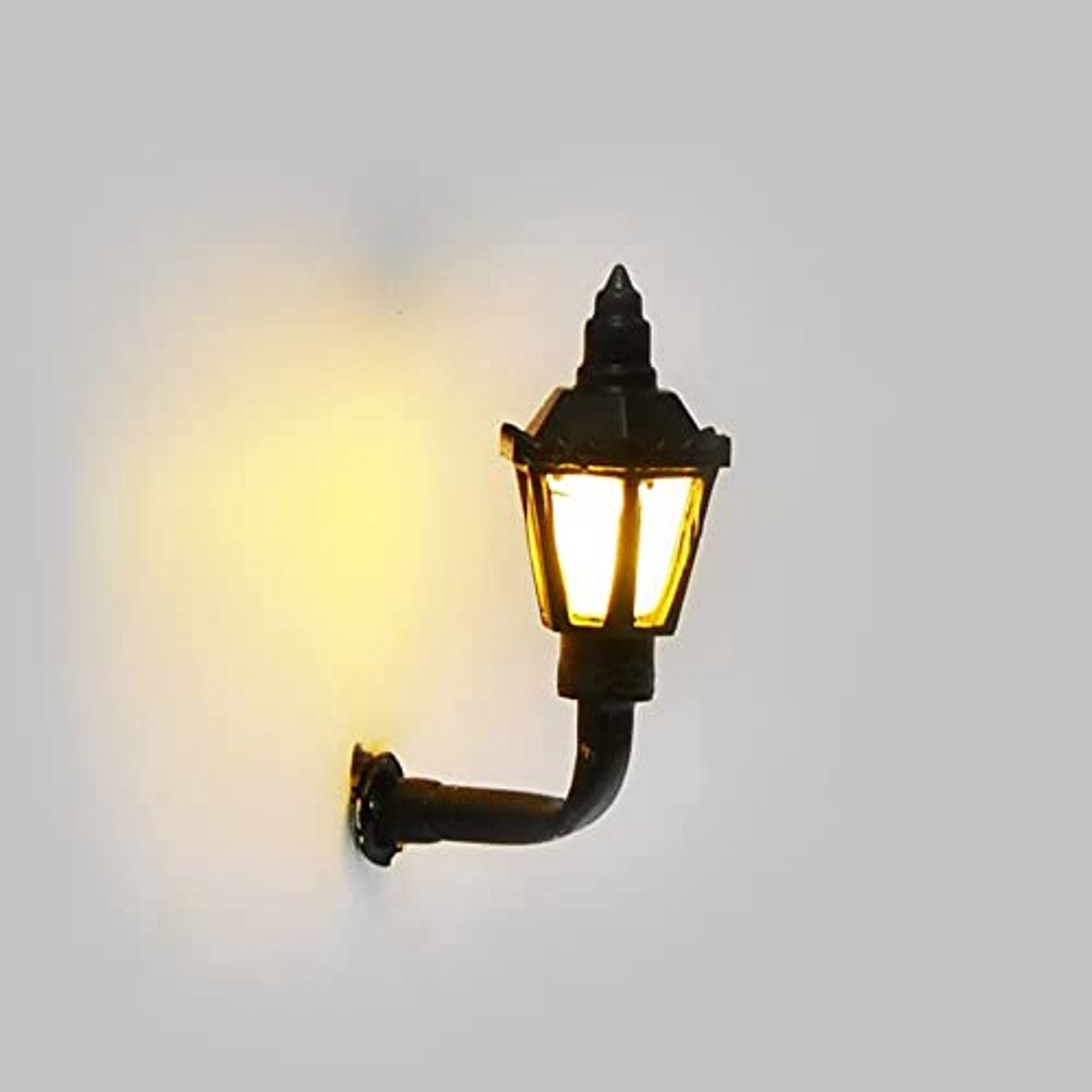 10Pcs LED Mini Straatlantaarn voor Poppenhuis en Micro Landschap Decoratie