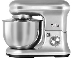Teffo stand mixer - wit - 5 liter - 6 standen - 1200 watt