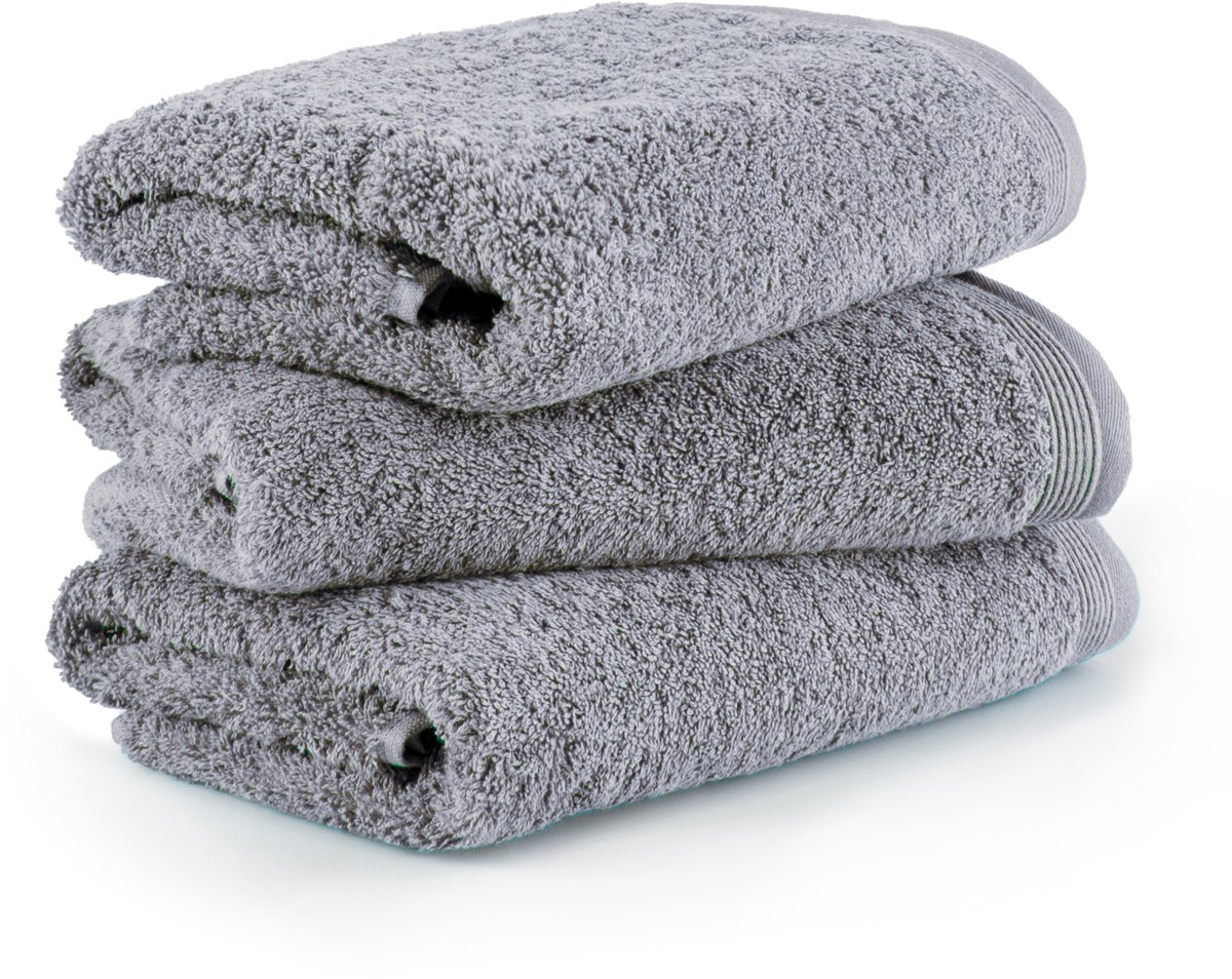 MÖVE Handdoekenset - set van 3 - 100% katoen - zacht, absorberend & huidvriendelijk - badkamer set - gemaakt in Duitsland - Superwuschel 3x 50x100 cm