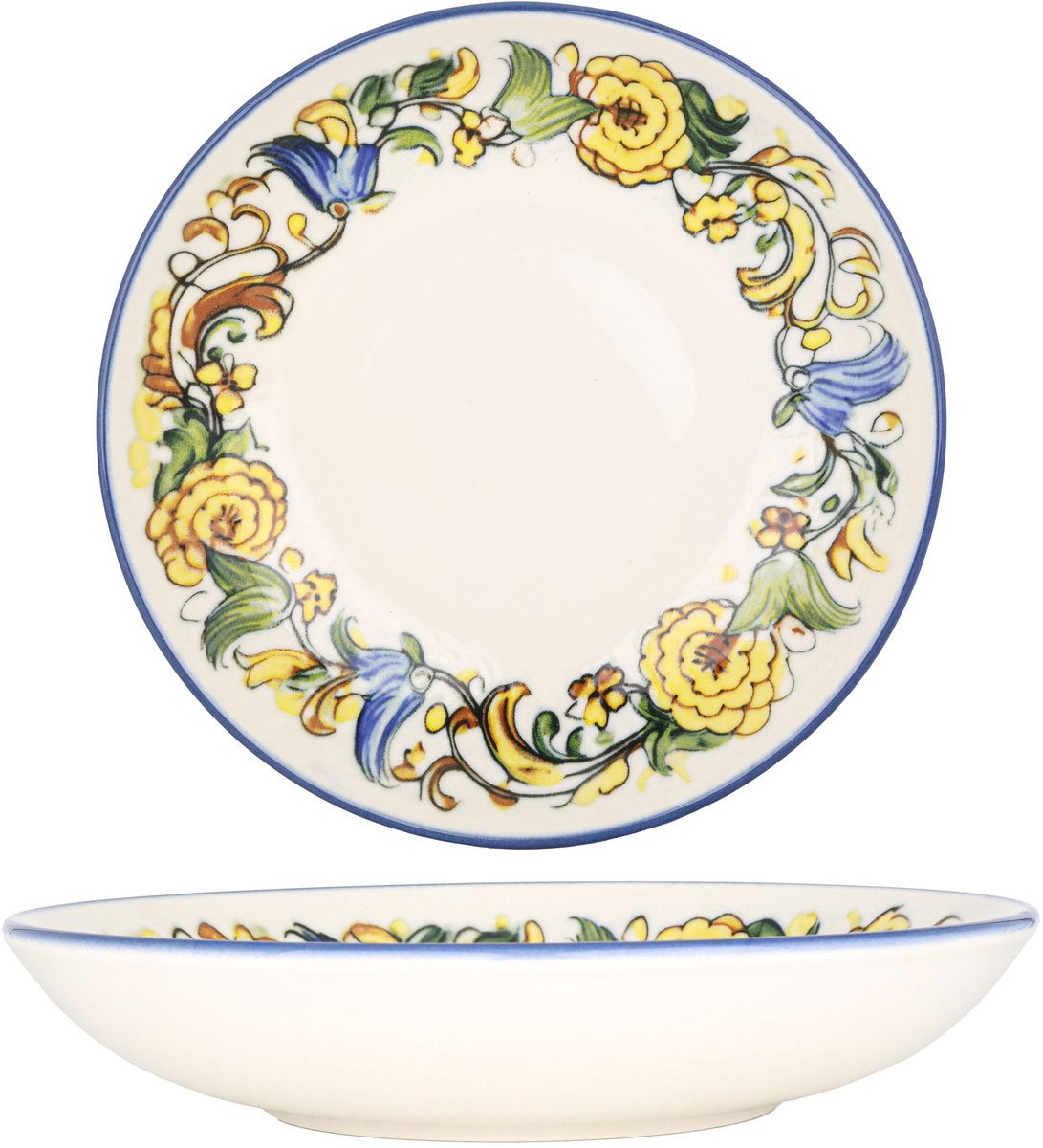 Bonna Diepbord - Albufera - Porselein - 23 cm (1000cc) - set van 6