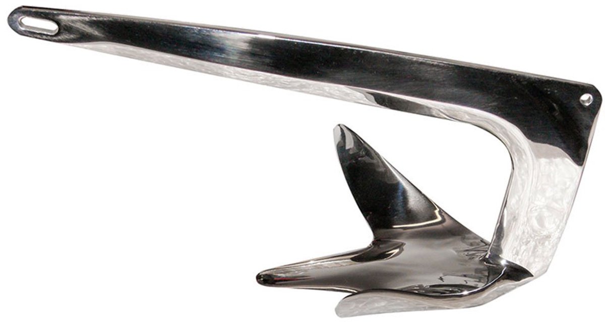 Oem Marine Bruce Roestvrij Staal Anker Zilver 10 kg