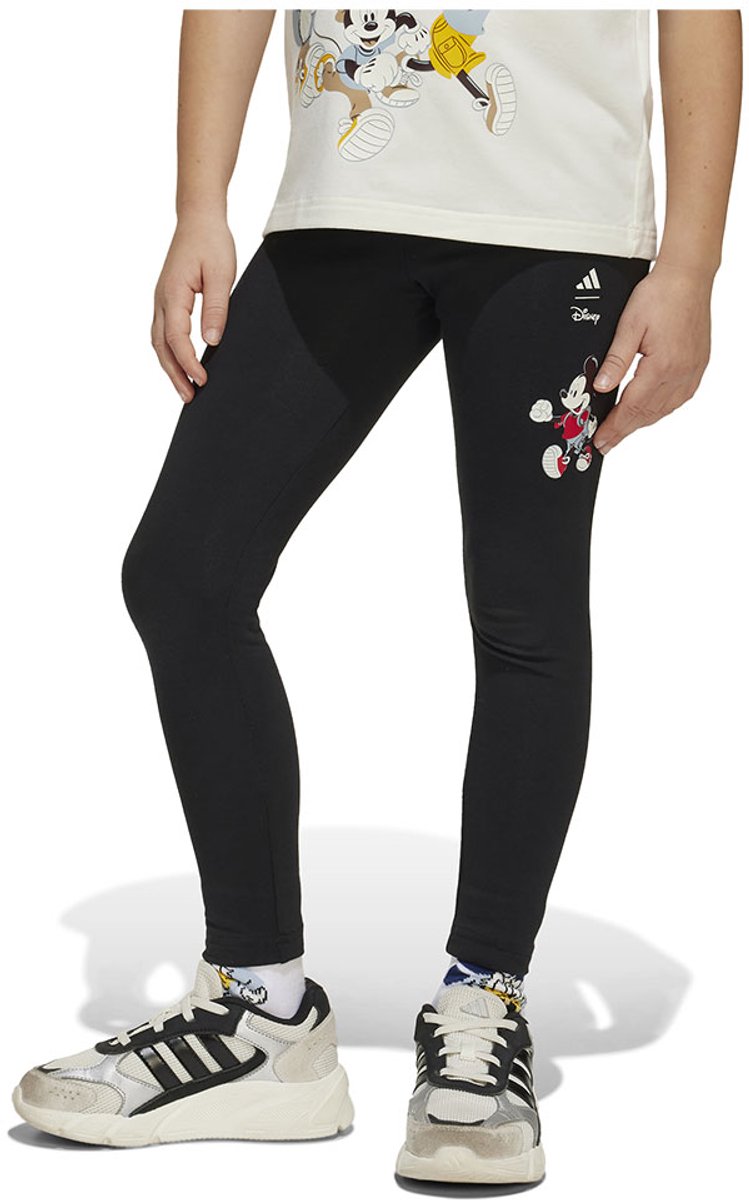 Adidas X Disney Mickey Mouse Leggings 4-5 Years Jongens Meisjes Zwart