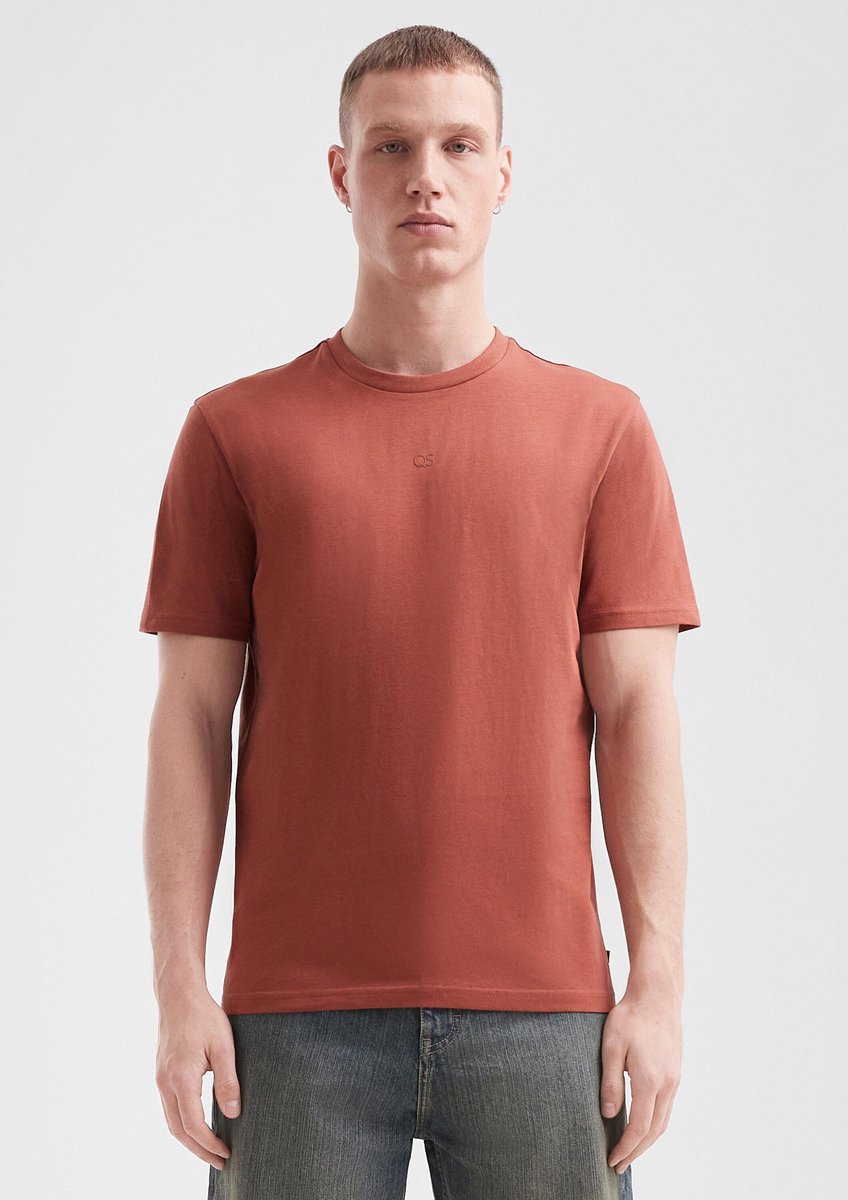 Q/S designed by - Heren t-shirt - Maat S - Mannen - Rood - katoen